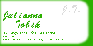 julianna tobik business card
